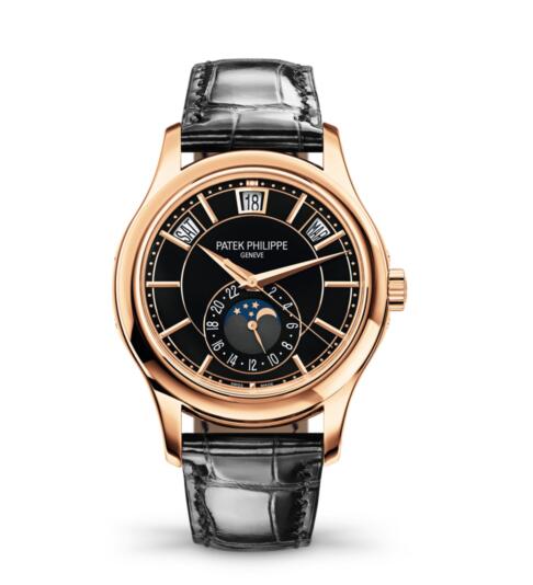 Replica Watch Patek Philippe 5205R-010 Annual Calendar 5205 Rose Gold Black